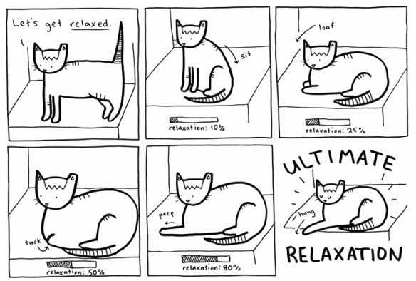 Let's get relaxed - cat