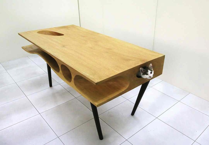 Purrfect Table for People and Cats