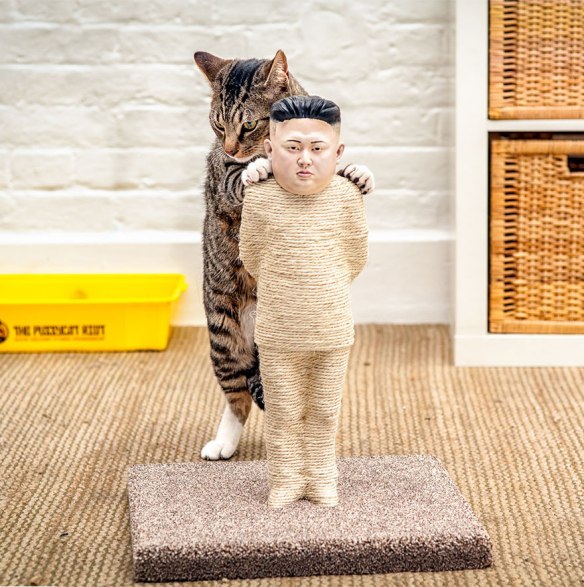 Putin And Kim Jong-Un Become Cat Scratching Posts